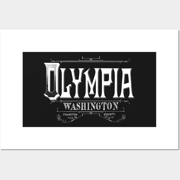 Vintage Olympia, WA Wall Art by DonDota